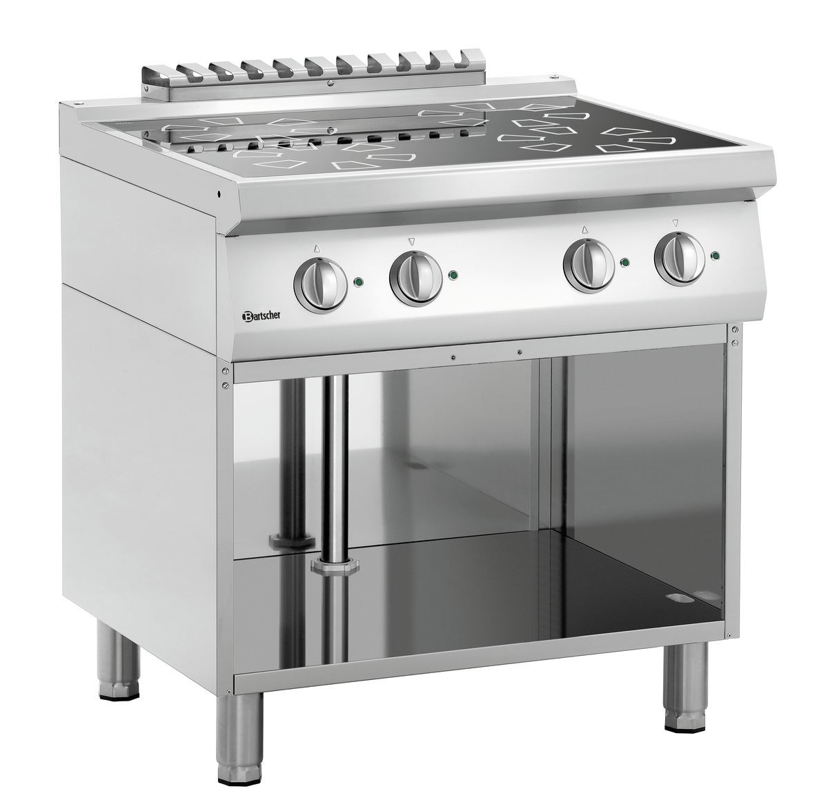 Manufacturer photograph of the Bartscher 700 4FLOU-1 induction range